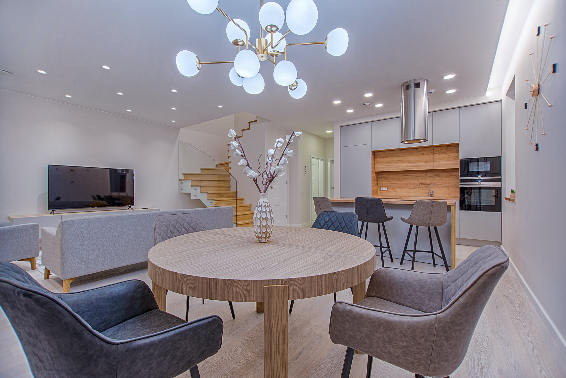 View of a modern living room